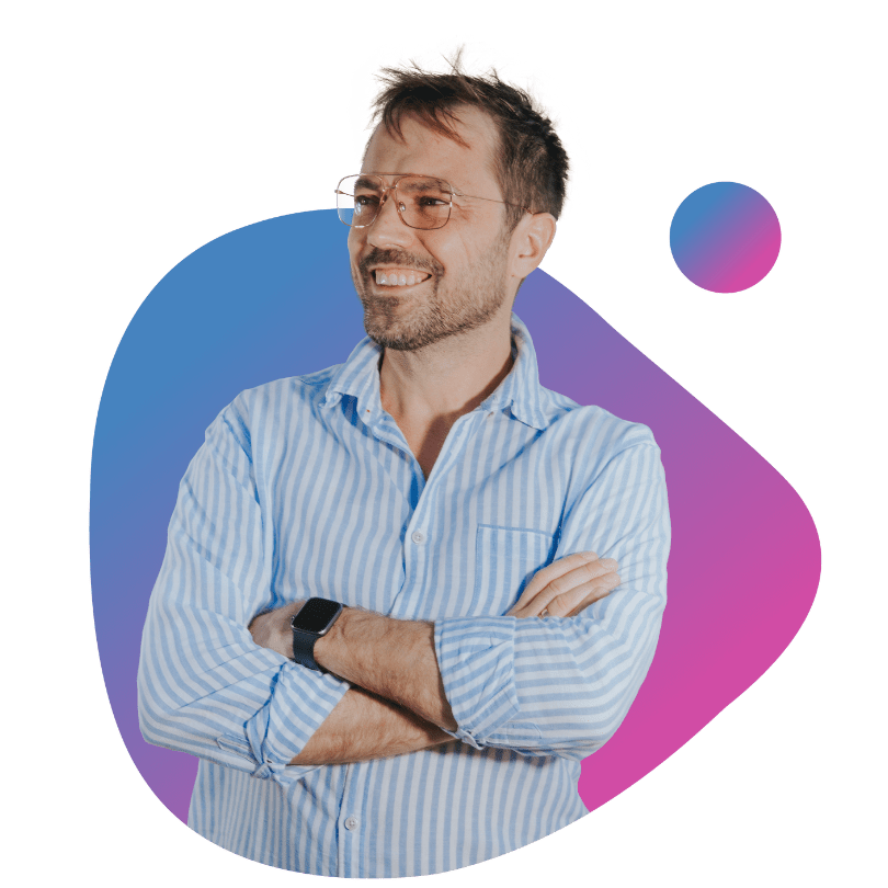 Andre Kempe, CEO of Admiral, posing for a professional photo