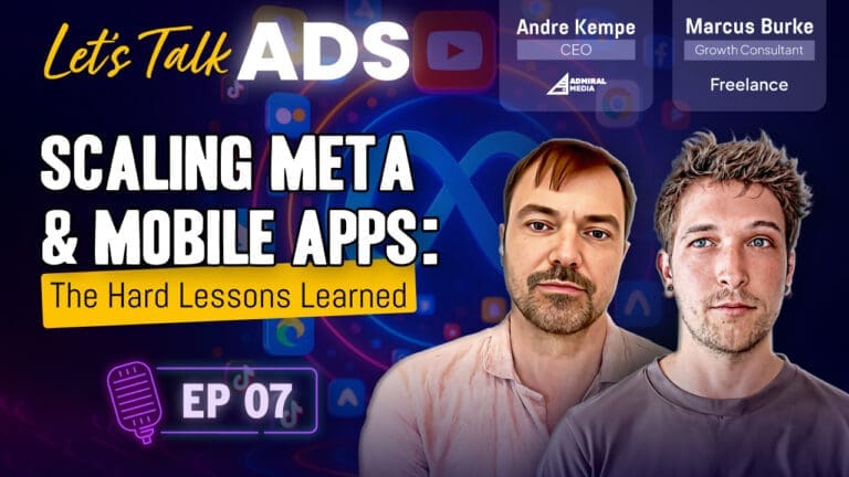 Scaling Meta Ads for apps podcast thumbnail