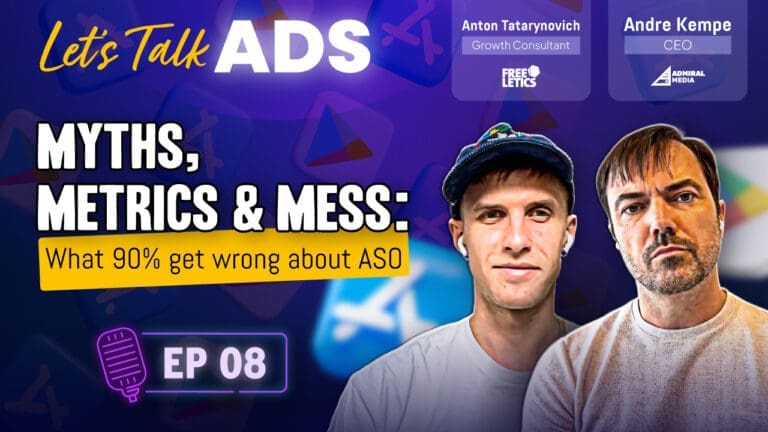 ASO myths and metrics podcast thumbnail