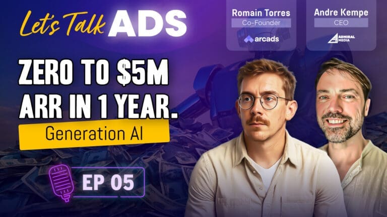 Romain Torres, Arcads generative AI podcast thumbnail