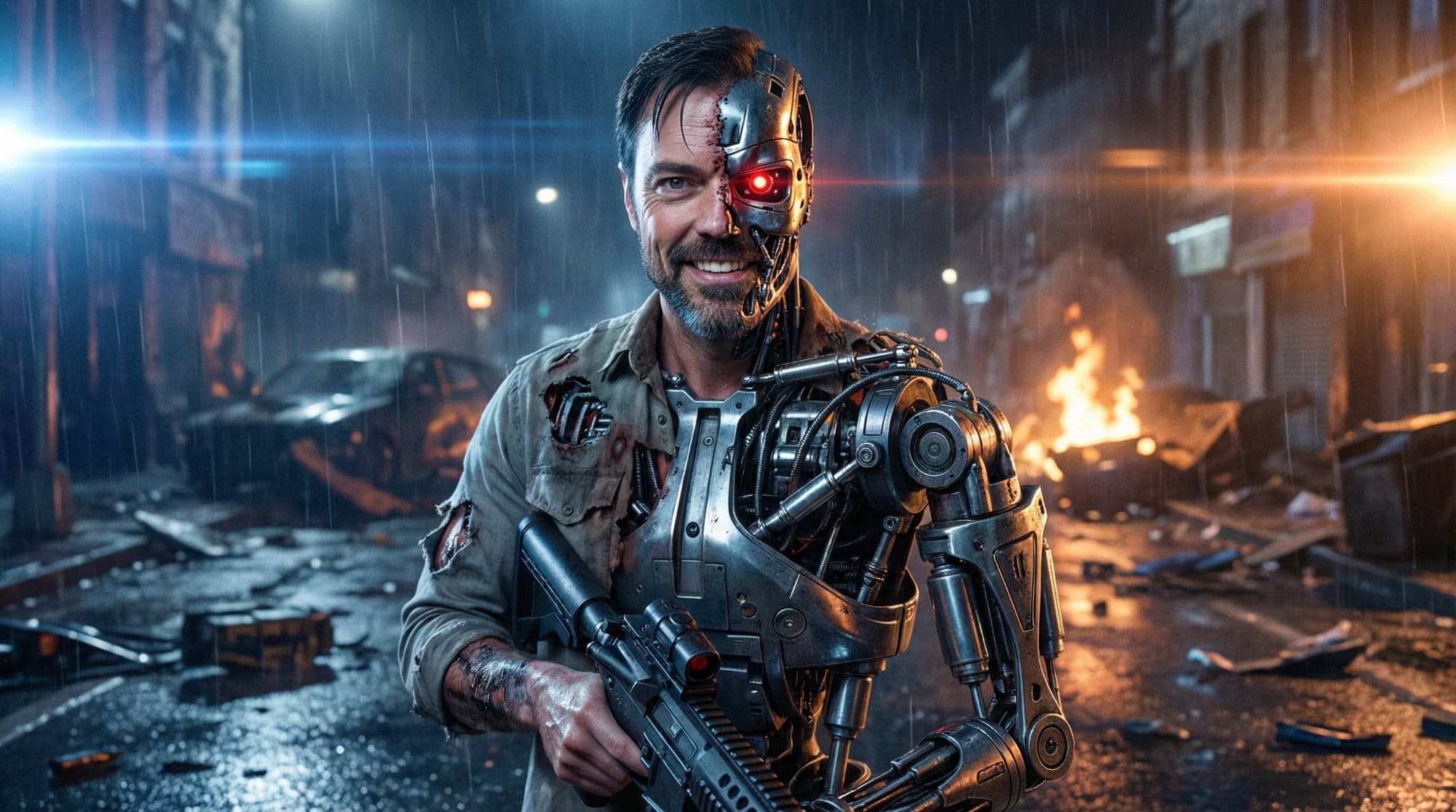 AI avatar - sci-fi warrior