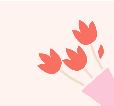 Illustration of a bouquet of flowers